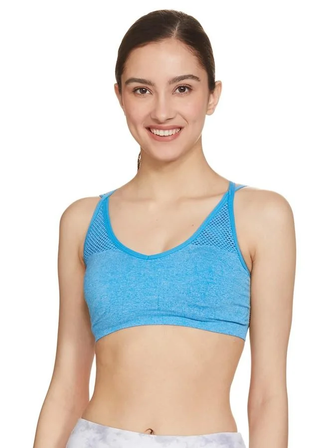 Triumph Triumph International Women's Synthetic Padded Wired Balcony T-Shirt Bra (V133249_Blue_XS)