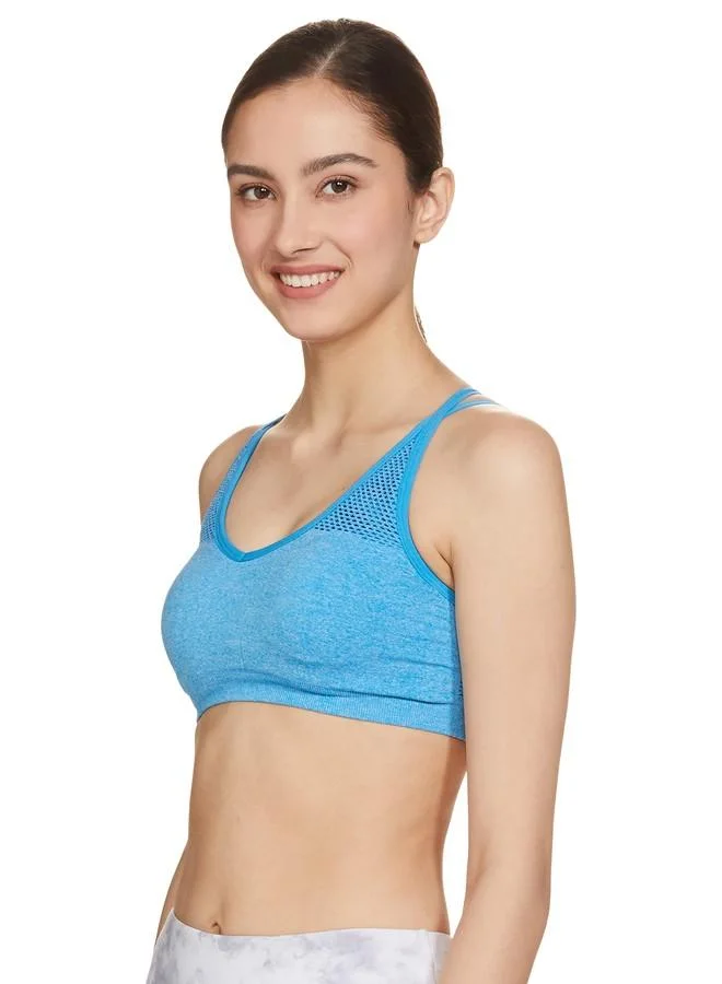 Triumph Triumph International Women's Synthetic Padded Wired Balcony T-Shirt Bra (V133249_Blue_XS)
