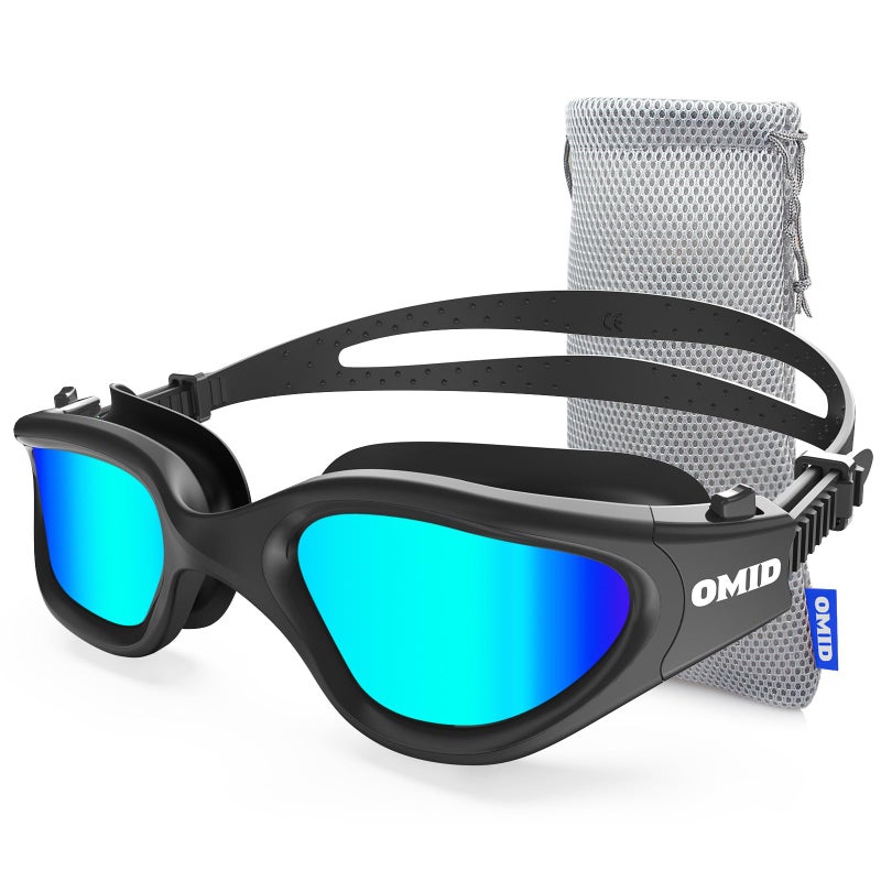OMID Swim Goggles, P2 Polarized Swimming Goggles for Men Anti-fog Goggles Swimming for Adult Women - Image 1