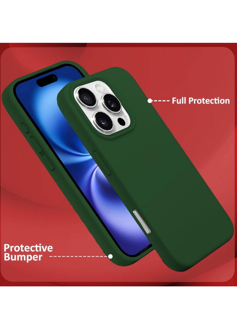 ELTRAZONE "Ultra Slim Liquid Silicone Case for iPhone 16 Pro – Soft Anti-Scratch Microfiber Lining & Drop Protection" - Image 4