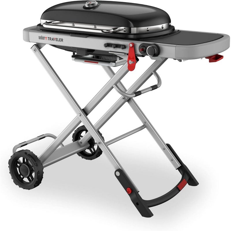 Weber Traveller Gas Grill – Portable Outdoor BBQ Grill for Backyard, Patio, Camping, Tailgating, and Travel - Image 2