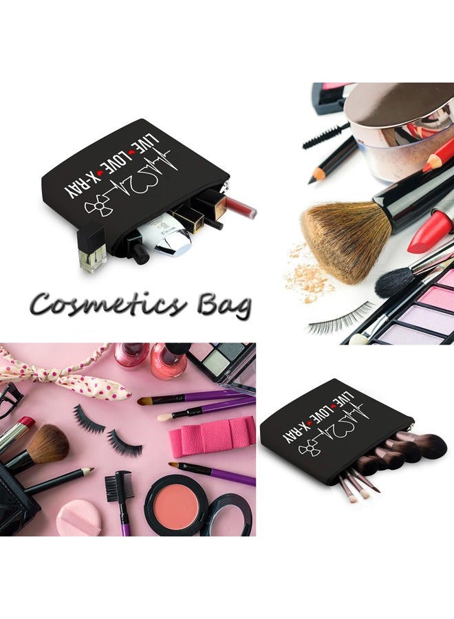 WCGXKO X-ray Tech Gift Live Love X-Ray Zipper Pouch Makeup Bag Radiology Tech Graduation Gift (Live Love X-Ray) - Image 3