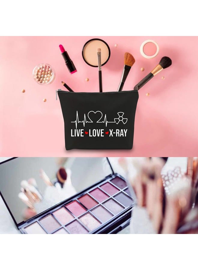 WCGXKO X-ray Tech Gift Live Love X-Ray Zipper Pouch Makeup Bag Radiology Tech Graduation Gift (Live Love X-Ray) - Image 5