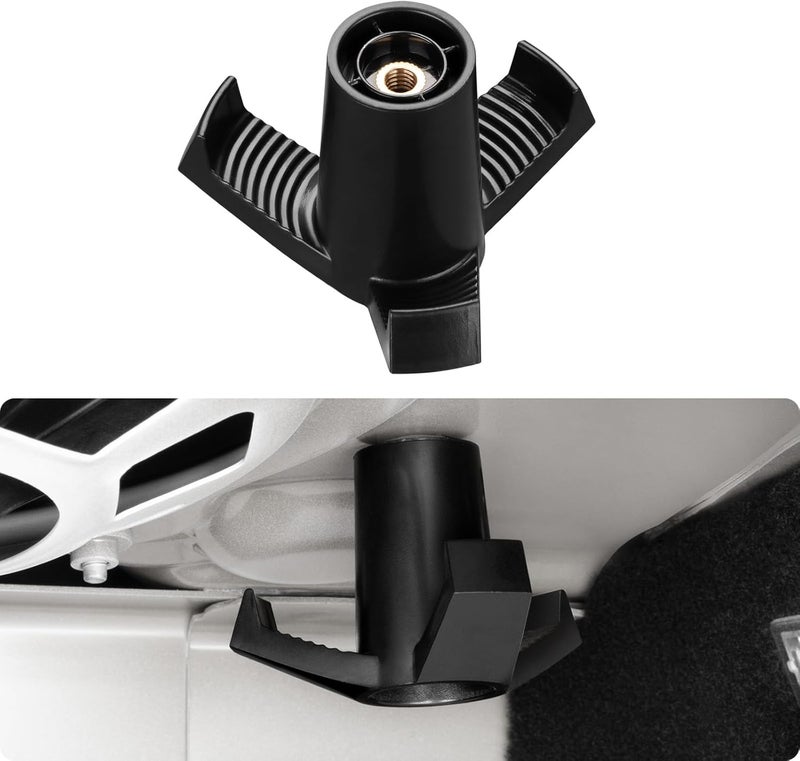 Basenor 2026 Tesla Model 3 Trunk Grocery Bag Hook Trunk Hook [Proprietary Design] Model 3 Highland Interior Accessories 2017-2026 Black (Standard/Premium/Performance) - Image 1