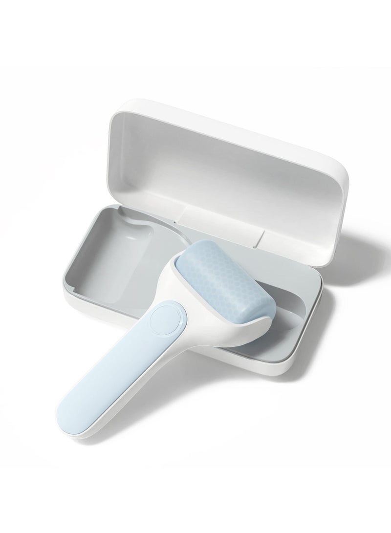 NIBEMINENT Ice Roller Cold Massager Rollers for Face and Body Massage Eyes Depuff Pain Release with Travel Case - Image 1