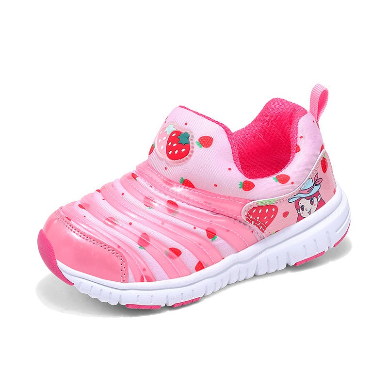 Caterpillar Children'S Shoes, Children'S Breathable Mesh Boys And Girls Baby Shoes, Small And Medium-Sized Children'S Soft-Soled Casual Sports Shoes - Image 1