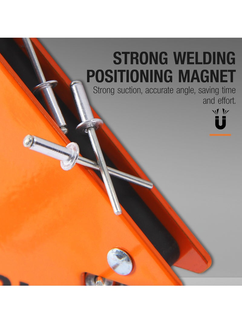 KSEIBI Magnetic Welding Holder - 3 Inch 25LBs Durable and Versatile Tool for Holding Metal Pieces at Fixed Angles During Welding - Image 2