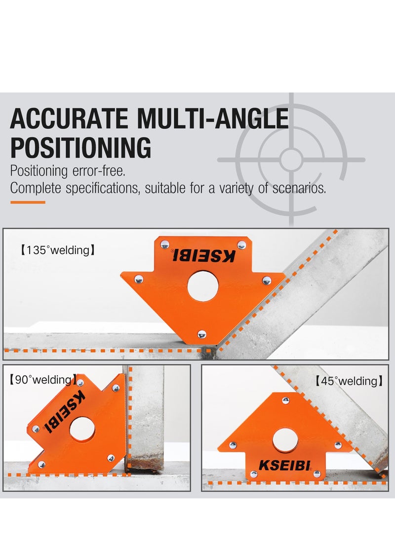 KSEIBI Magnetic Welding Holder - 3 Inch 25LBs Durable and Versatile Tool for Holding Metal Pieces at Fixed Angles During Welding - Image 3