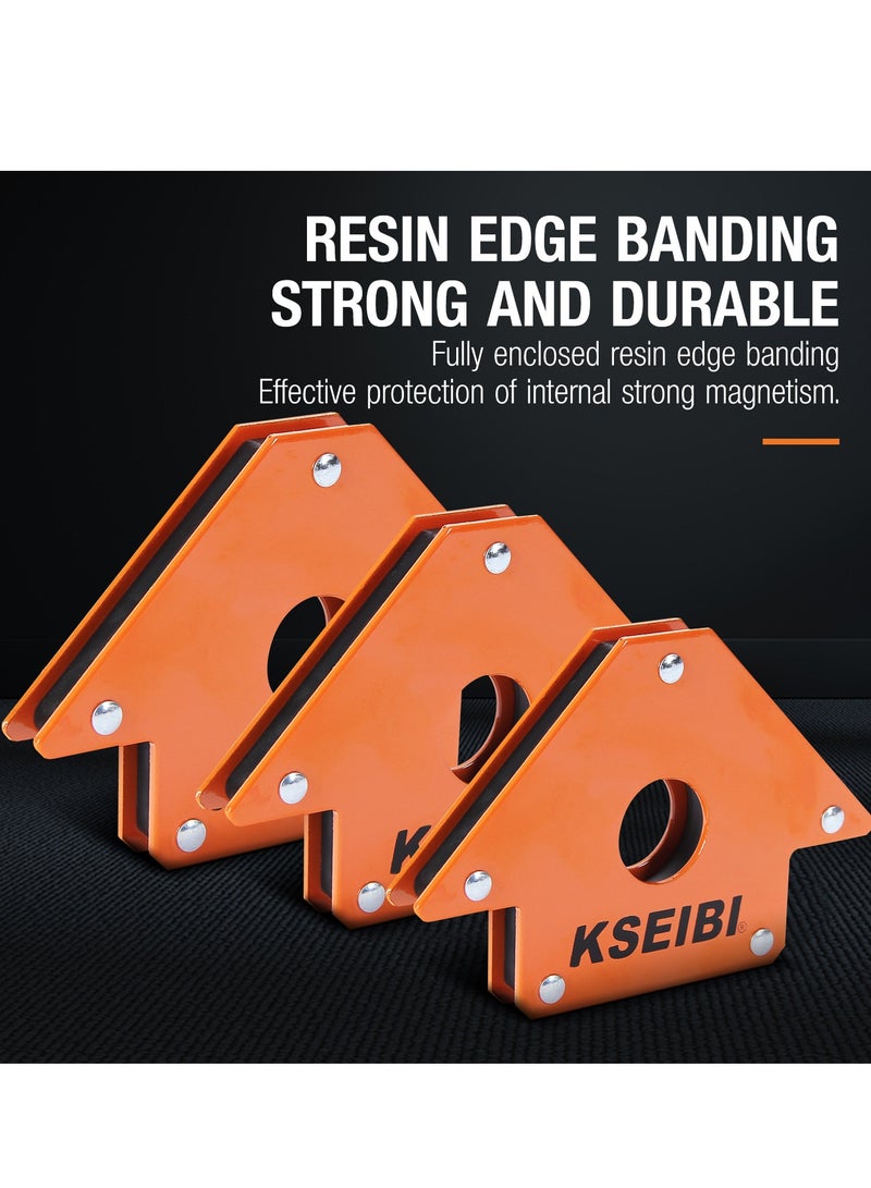KSEIBI Magnetic Welding Holder - 3 Inch 25LBs Durable and Versatile Tool for Holding Metal Pieces at Fixed Angles During Welding - Image 4