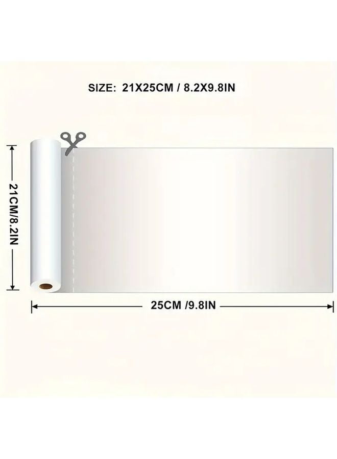 White Puff Vinyl Heat Transfer Lettering Film 9.84x8.27 Inch For All Cutting Machines And Heat Presses - Image 3