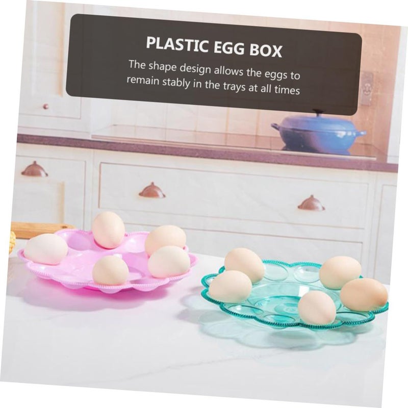 3pcs Plastic Egg Holder Tray 24x3cm Refrigerator Organizer For Kitchen Easter Storage - Image 5
