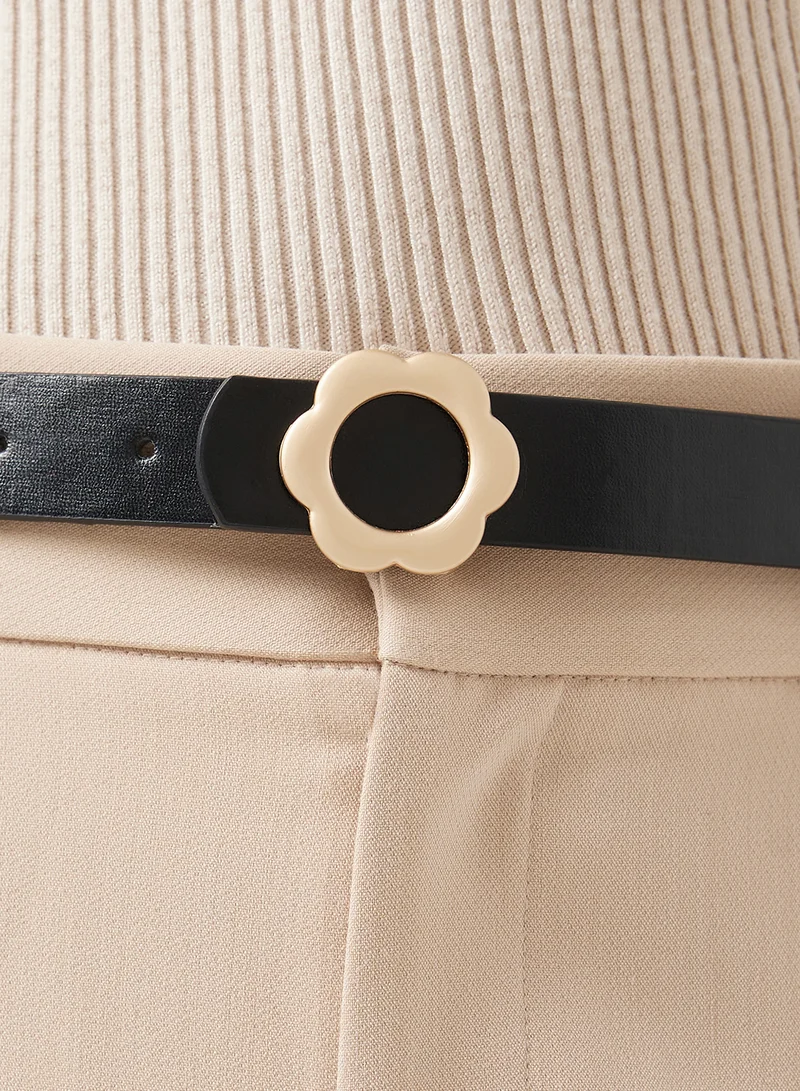 Ginger Floral Buckle Belt