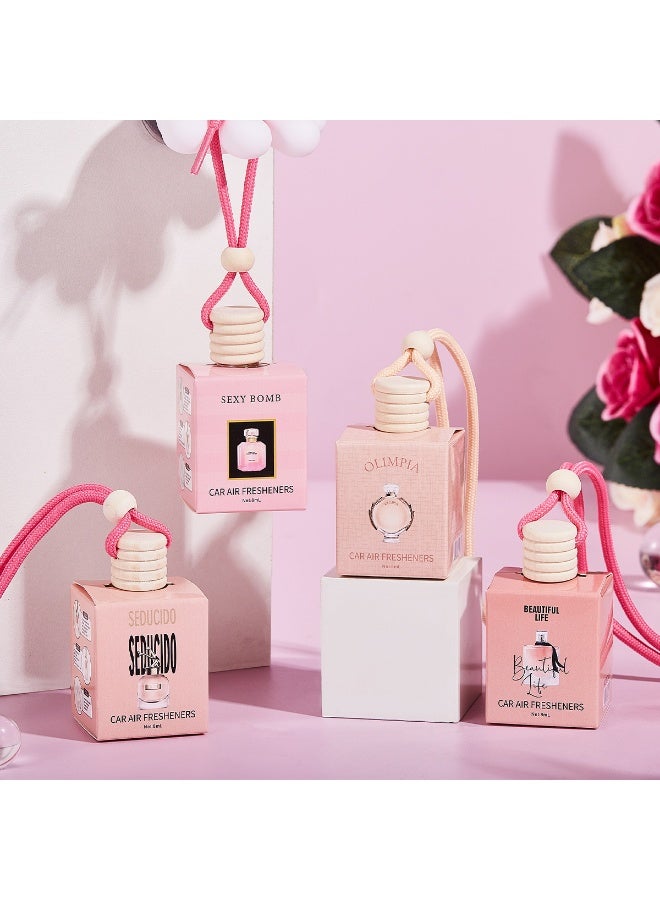 FORMBO Car Fragrance Car Interior Perfume Pendant Car Supplies Fresh Air-Beautiful Life - Image 3
