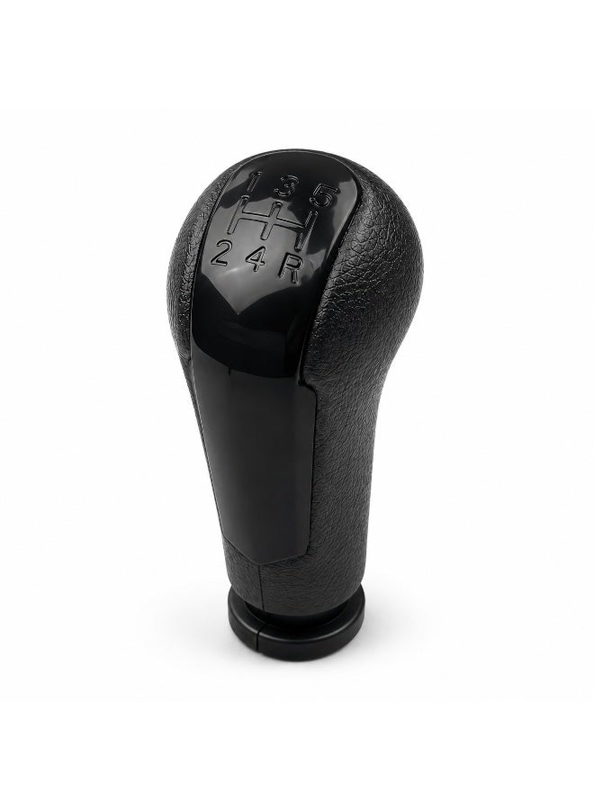 5-Speed Manual Gear Shift Knob for Chevrolet Spark M300 2011-2016 & Holden Barina Spark M300 2011-2016, Black Plastic Shifter Handle, Check LHD/RHD Fitment - Image 1