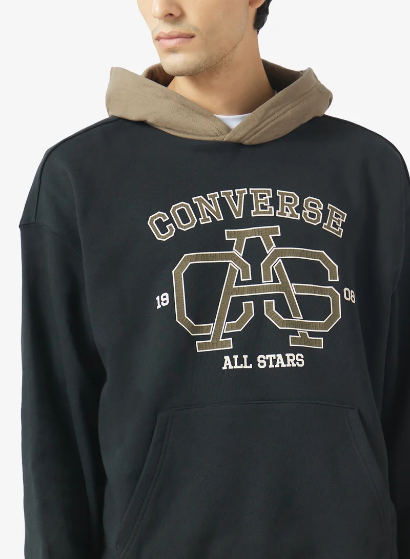 Converse CONVERSE BLACK Casual Varsity Hoodie for Men | Best Price UAE