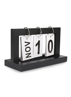 إسكدنيا تقويم خشبي محمول أسود/ أبيض 20x9Ø³Ù†ØªÙŠÙ…ØªØ±  - Image 2