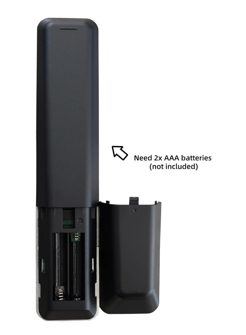 PopZa Voice Universal Replacement Remote Control for Android Smart TVs 50UC6200, 43UB5500, 43UB5550, 43UB5560, 50UB5500, 50UB5550, 50UB5560 – Featuring Voice Control, Easy Pairing, Long-Range Signal, Ergonomic Design with Comprehensive Button Layout for Seamless Navigation, Effortless Setup, and Enhanced Home Entertainment - Image 5