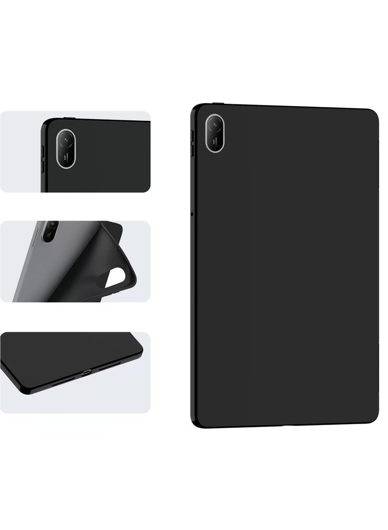 غلاف مصنوع من السيليكون الناعم متوافق مع جهاز Huawei MatePad SE 11 بوصة 2024، يقدم حماية شاملة للجهاز اللوحي الخاص بك وغطاء واقٍ للظهر. - Image 2