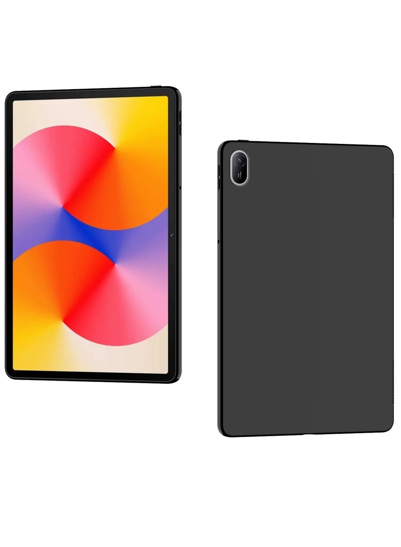 غلاف مصنوع من السيليكون الناعم متوافق مع جهاز Huawei MatePad SE 11 بوصة 2024، يقدم حماية شاملة للجهاز اللوحي الخاص بك وغطاء واقٍ للظهر. - Image 1