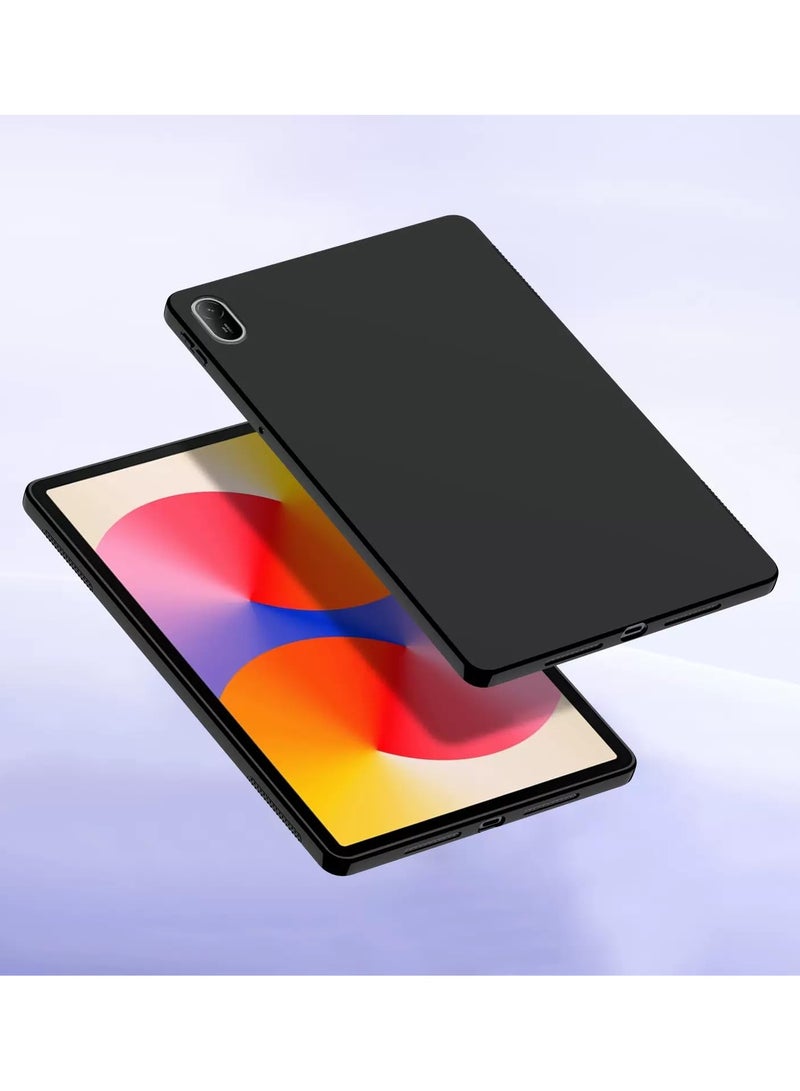 غلاف مصنوع من السيليكون الناعم متوافق مع جهاز Huawei MatePad SE 11 بوصة 2024، يقدم حماية شاملة للجهاز اللوحي الخاص بك وغطاء واقٍ للظهر. - Image 3