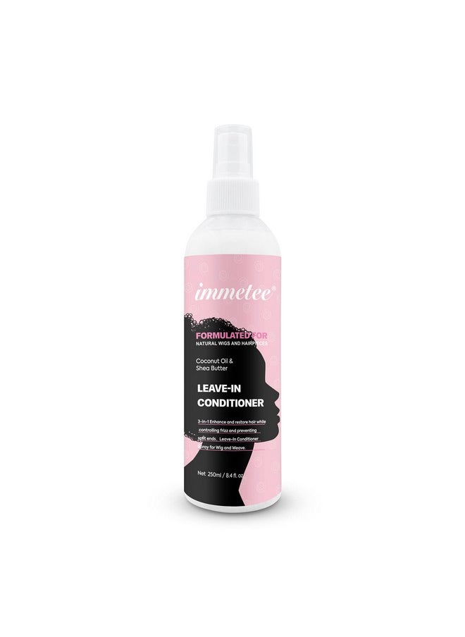Immetee immetee Wig Spray, Hair Conditioner Spray for Wig, Weave & Braid, 8.4 Fl Oz (Formulated for Natural Wigs)  - Image 1