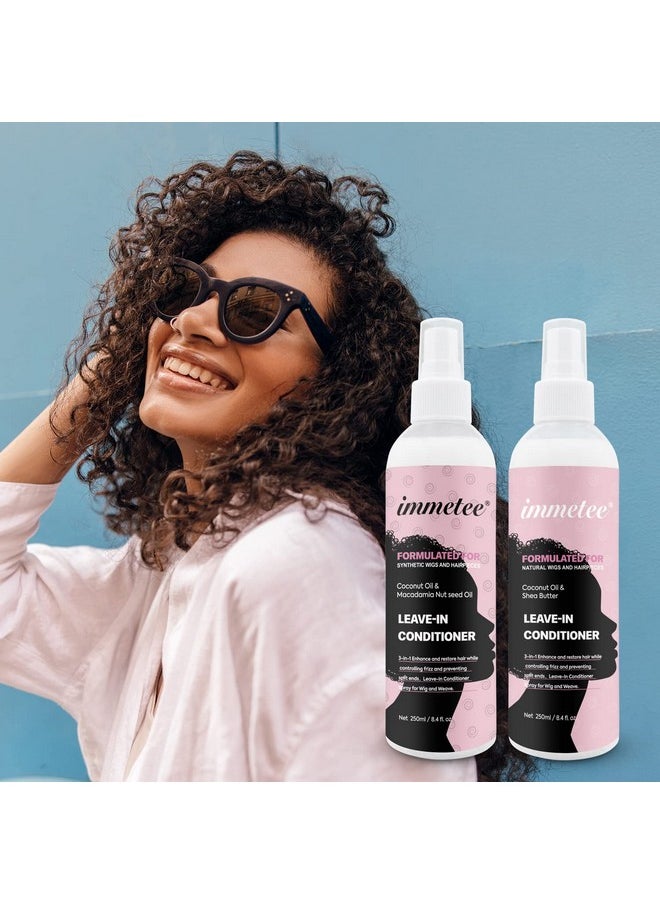 Immetee immetee Wig Spray, Hair Conditioner Spray for Wig, Weave & Braid, 8.4 Fl Oz (Formulated for Natural Wigs)  - Image 2
