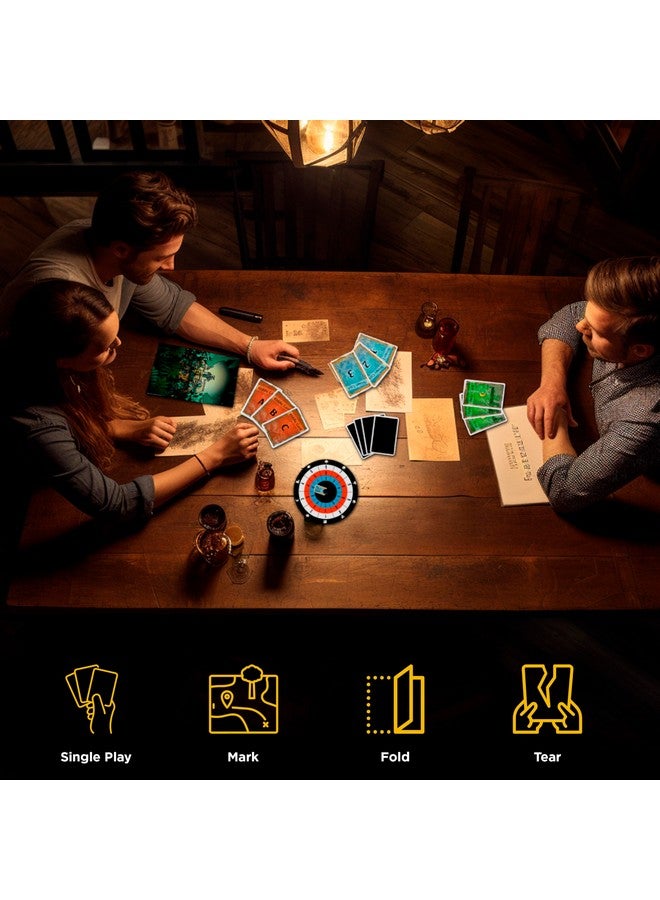 Thames & Kosmos بيت الألغاز | الخروج: اللعبة - لعبة كوسموس من ثيمز وكوسموس | تجربة غرفة هروب في المنزل مناسبة للعائلة، تعتمد على البطاقات، لعدد من 1 إلى 4 لاعبين، للأعمار من 10 سنوات فما فوق، متعددة الألوان - Image 4