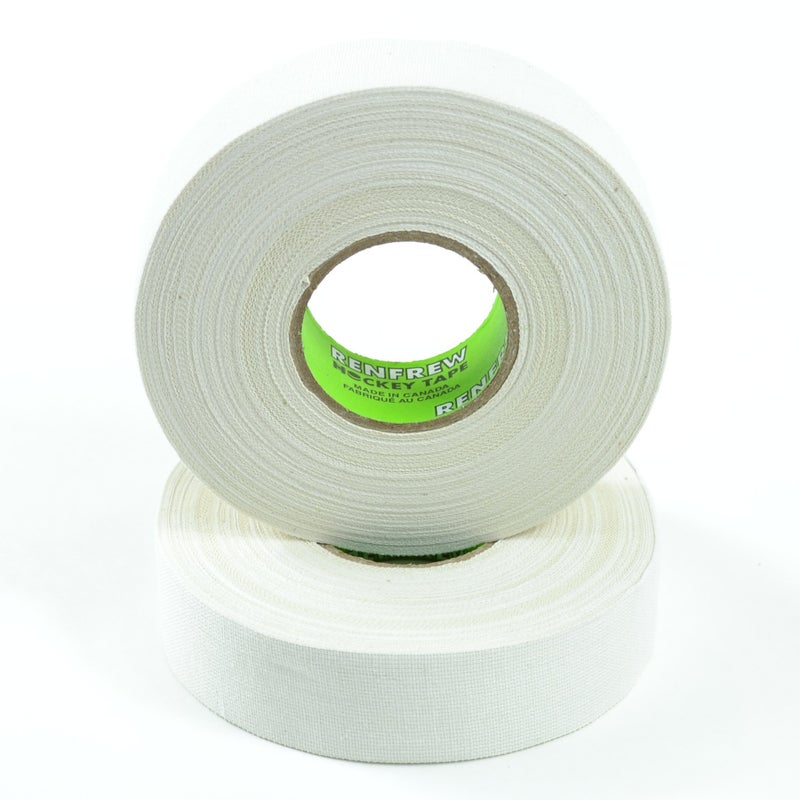 Renfrew Cloth Hockey Tape (2-Pack) - 1"" Width - White