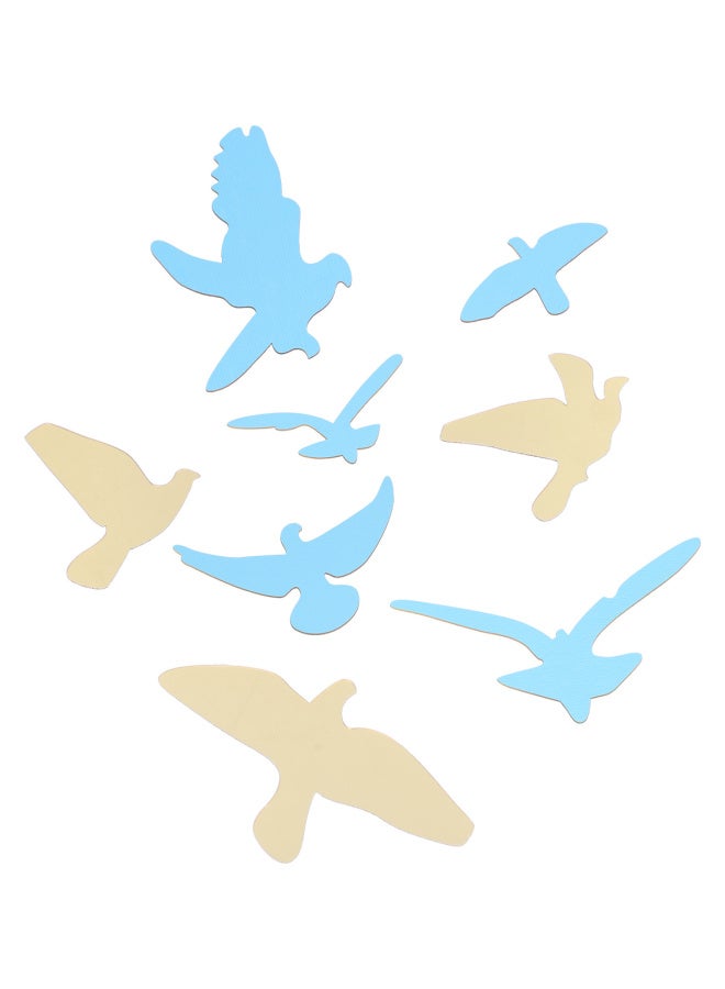 Bird Shape Mirror Wall Sticker DIY Wall Decals for Living Room Bedroom DecorationGold - Image 4
