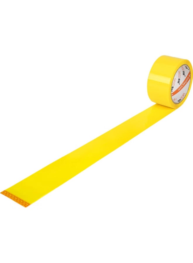 Sitoo Colored Tape, Labeling Classification Tape, Packaging Tape, Express Delivery Tape, Transparent Tape For Logistics, Yellow, 48Mm*50M, 1 Roll - Image 1