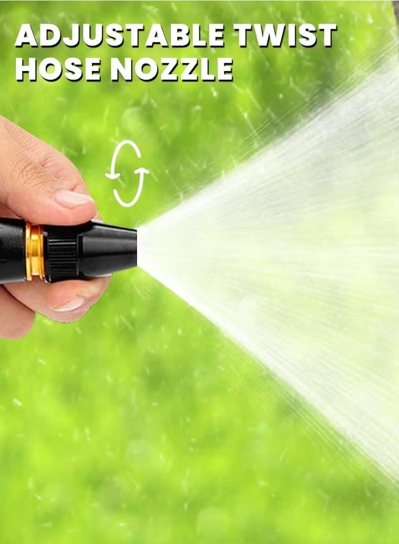 RENOVO Flex garden hose 1/2 inch 10 meters With Garden Hose Spray Gun Car Washing High Pressure Water Gun Nozzle Adjustable High Pressure  - Image 5