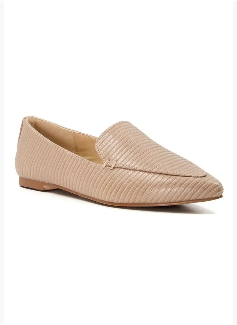 ديون لندن Haiti Textured Pointed Toe Loafers