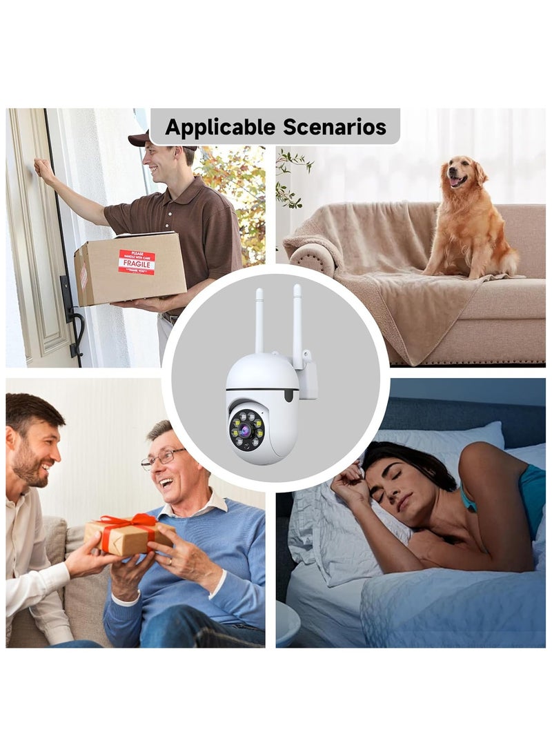 VIVP - 3MP Indoor Camera, Baby/Pet Camera with Phone APP, Includes 64GB SD Card, Cameras for Home Security with 360° Pan and Tilt, Night Vision, Motion Detection, 2-Way Audio, SD/Cloud Storage, Work with Al Smart Algorithms - Image 1