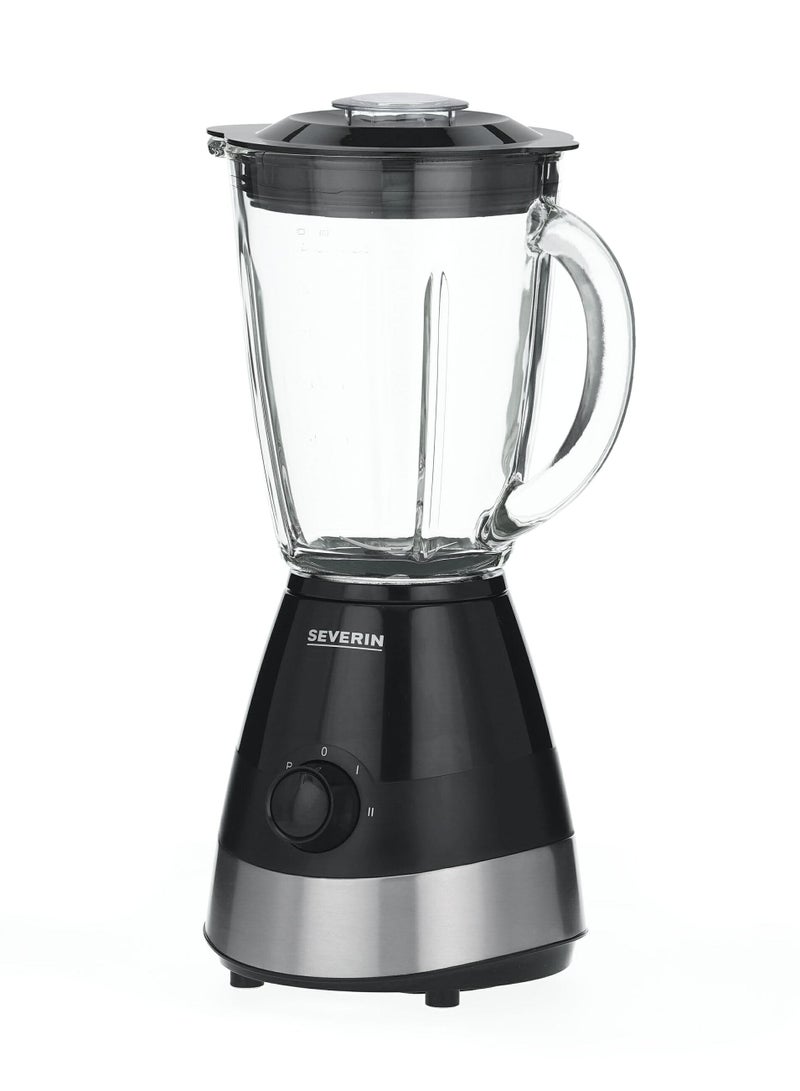 Severin Blender mixer with jar 1.5 l 550w sm 3718 black/clear - Image 5