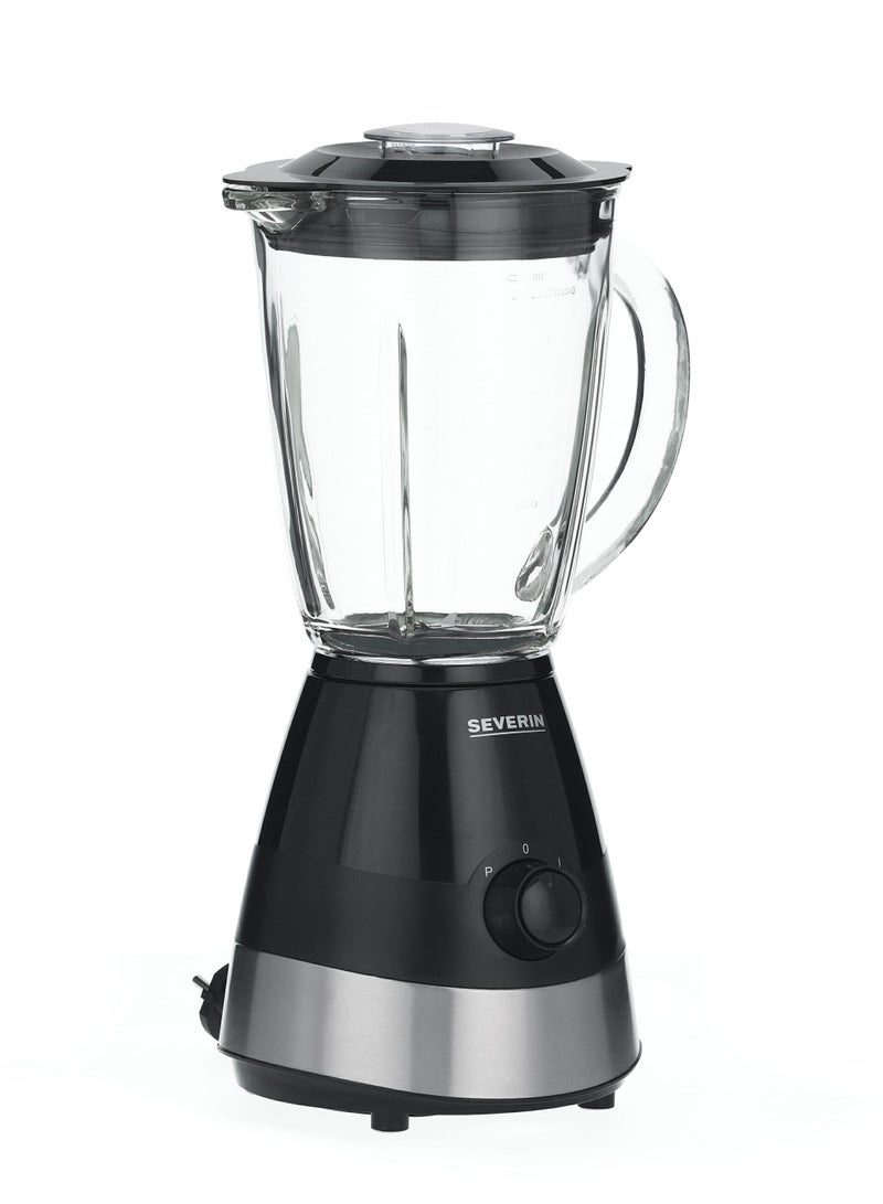 Severin Blender mixer with jar 1.5 l 550w sm 3718 black/clear - Image 4