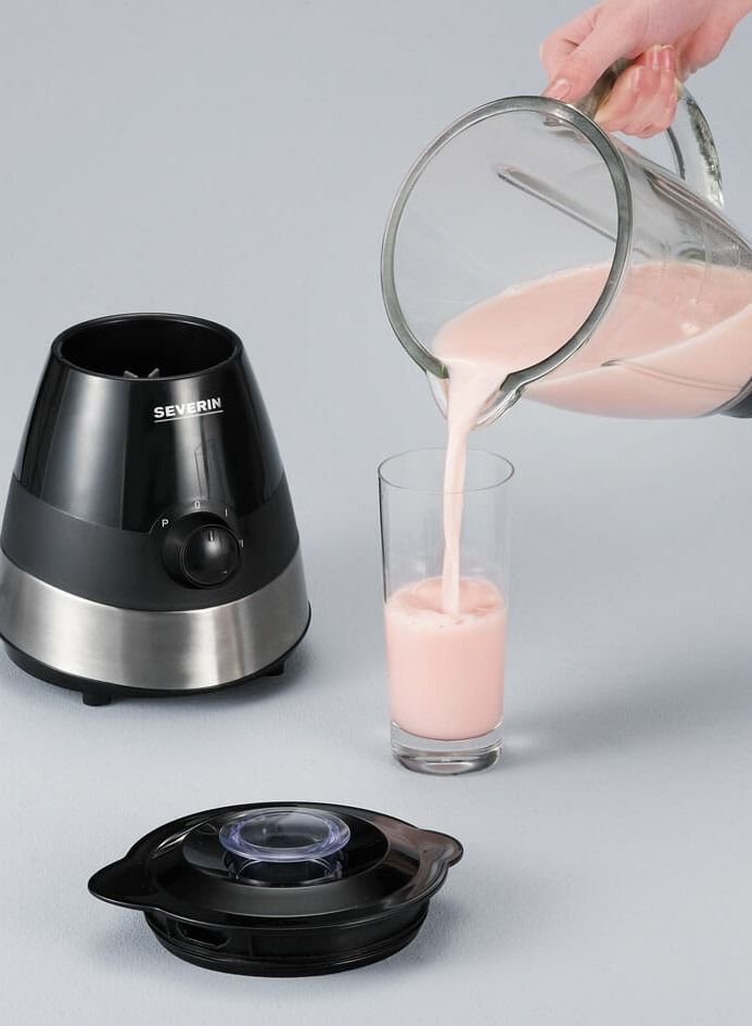 Severin Blender mixer with jar 1.5 l 550w sm 3718 black/clear - Image 2