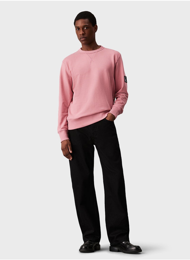 Calvin Klein Jeans - Logo Crew Neck Sweatshirt - Image 1