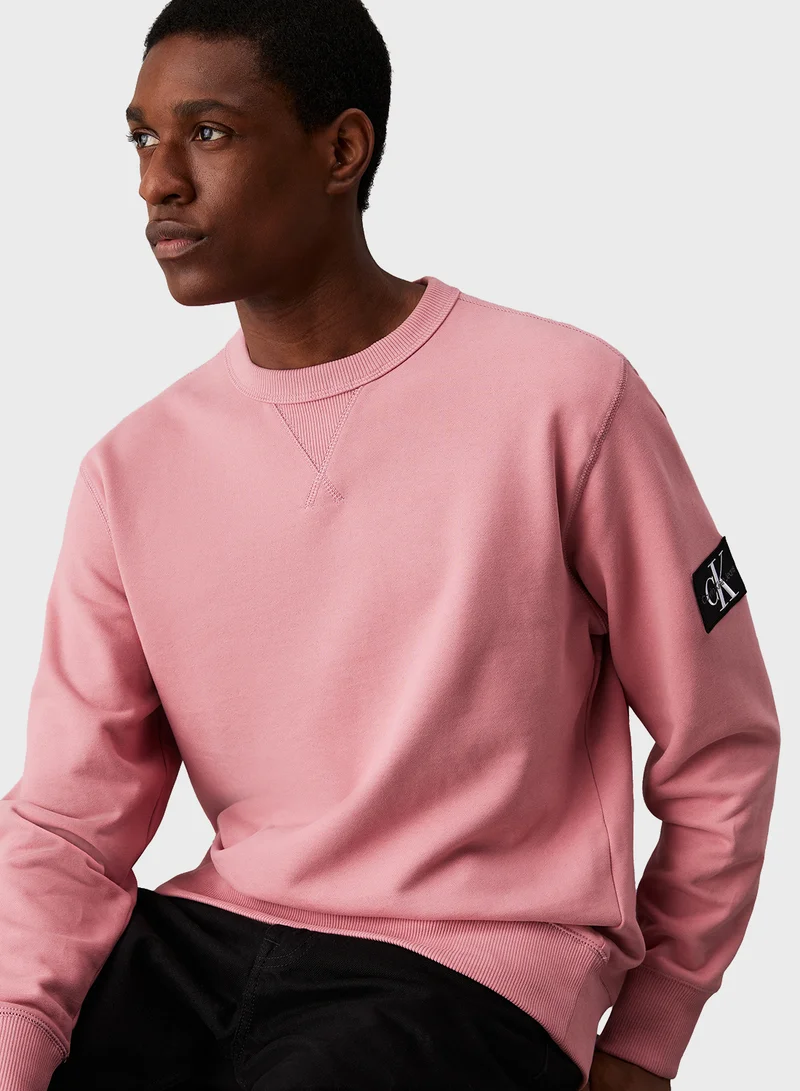 Calvin Klein Jeans Logo Crew Neck Sweatshirt