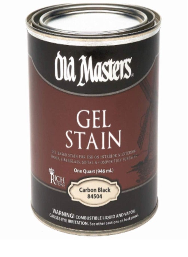 Old Masters qt Old Masters 84504 Carbon Black Gel Stain Oil-Based Stain - Image 2