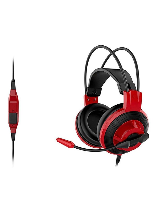 MSI Msi Gaming Headset Stereo With Microphone Black/Red - Image 4