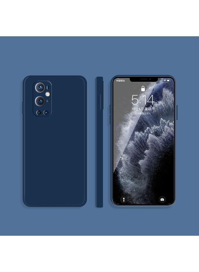 S-TOP Case For OnePlus 9 Pro Solid Color Imitation Liquid Silicone Straight Edge Dropproof Full Coverage Protective Case - Image 1