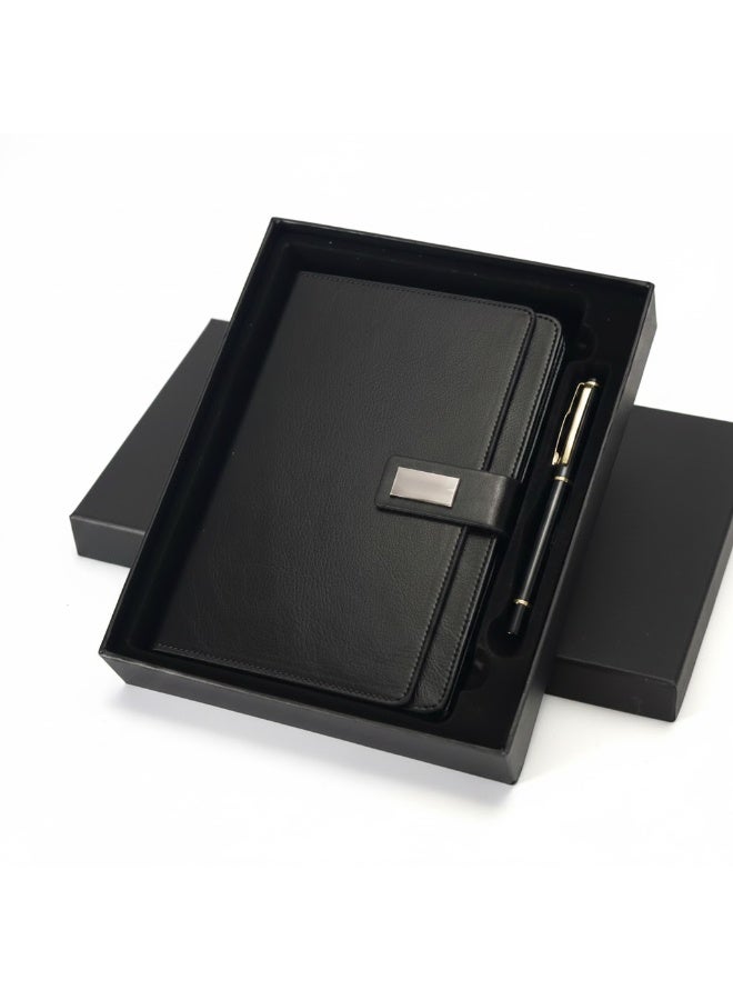 كشكول تخطيط منظم بأوراق مسطرة مقاس. (A5 ) 120ورقة - 15 × 21 سم - قلم معدني شيك (هدية قيمة ) - Image 1