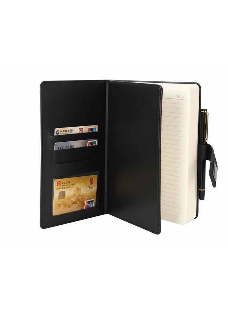 كشكول تخطيط منظم بأوراق مسطرة مقاس. (A5 ) 120ورقة - 15 × 21 سم - قلم معدني شيك (هدية قيمة ) - Image 2