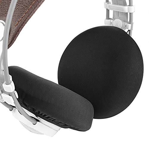 Geekria 2 Pairs Flex Fabric Headphones Ear Covers - Product Safety Certified - Washable & Stretchable Earcup Protectors for Large Over-Ear Headsets, Sweat Pads for Gaming (Size L/Black) - Image 4