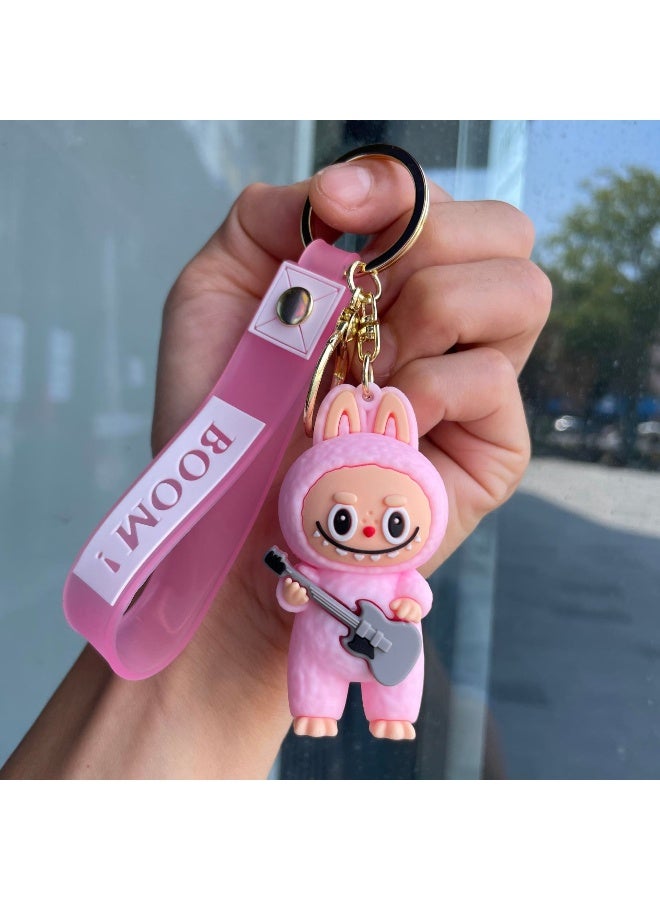 NIBEMINENT LABUBU Keychains, Cute Figurines, Student Schoolbag Pendants And Gifts 