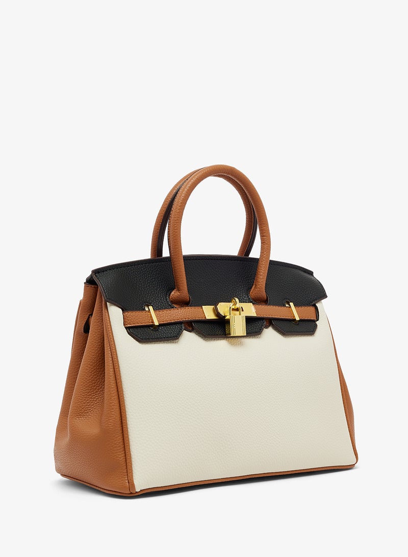 ايلا حقيبة ساتشل كبيرة بألوان متداخلة - Image 3