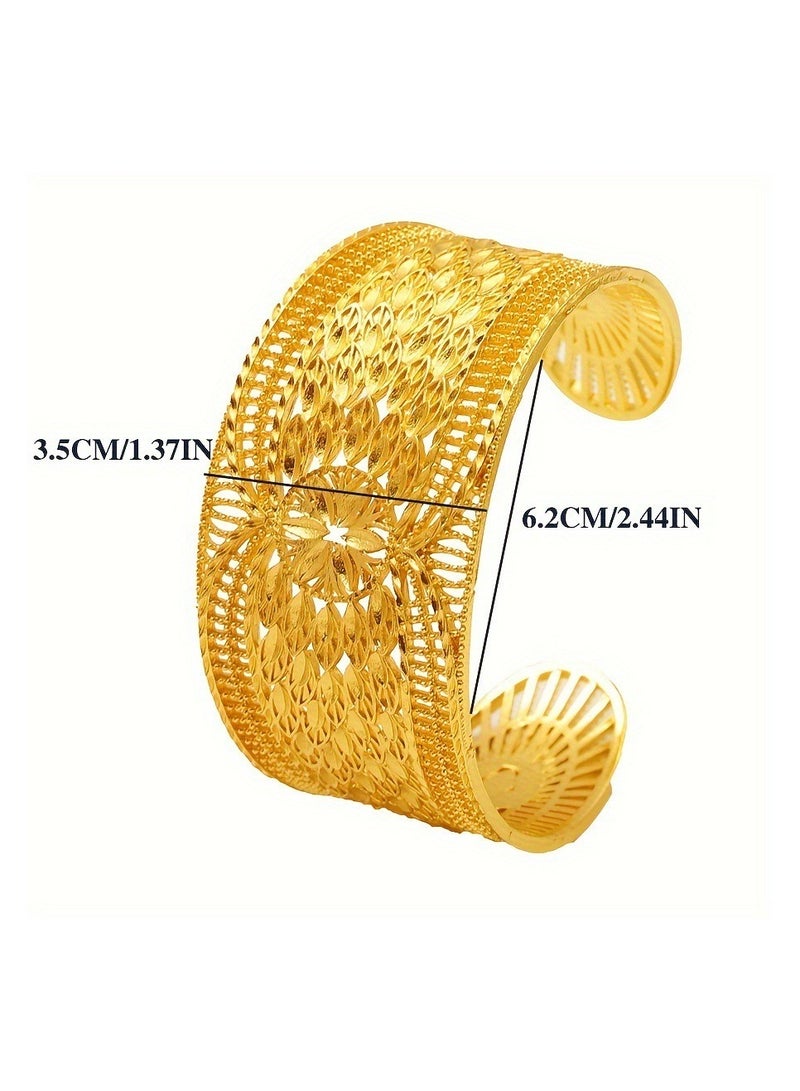 JOOLI Ladies Jewelry Bracelet Bangle Gold Wealthy Women Wedding Accessories - Image 4