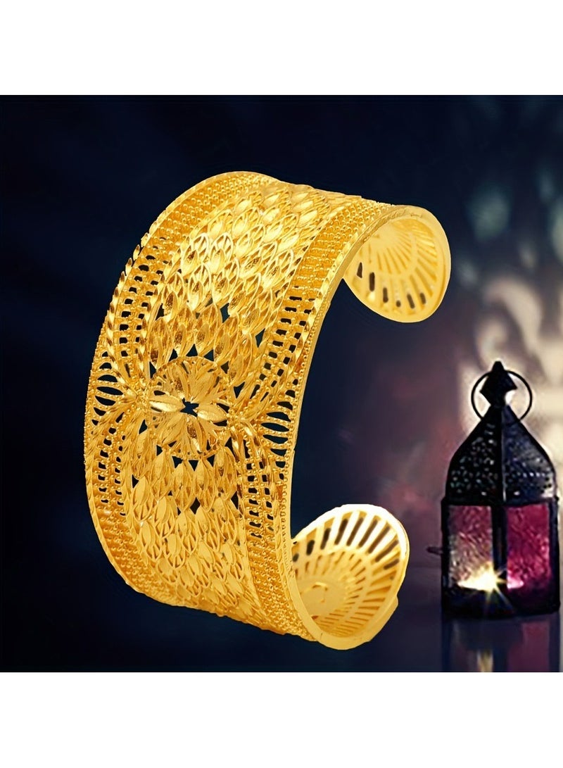 JOOLI Ladies Jewelry Bracelet Bangle Gold Wealthy Women Wedding Accessories - Image 2