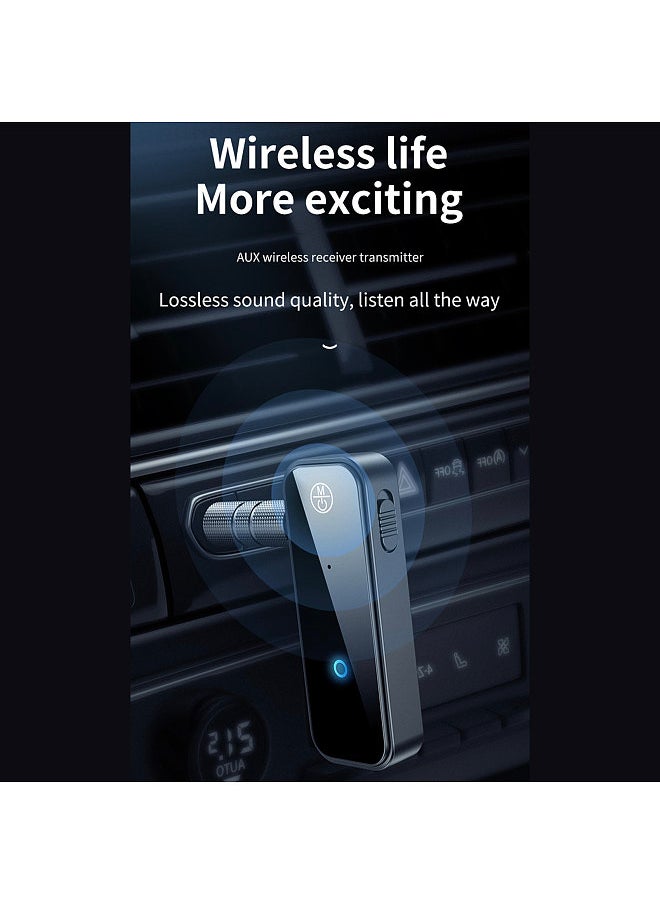 C28 Bluetooth Transmitter and Receiver, Hands-free Car Kit, Wireless Audio Adapter with Microphone, for Headphone Speaker Car Stereo MP3 TV PC