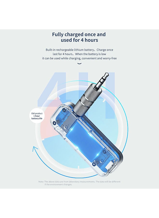 Generic C28 Bluetooth Transmitter and Receiver, Hands-free Car Kit, Wireless Audio Adapter with Microphone, for Headphone Speaker Car Stereo MP3 TV PC  - Image 2